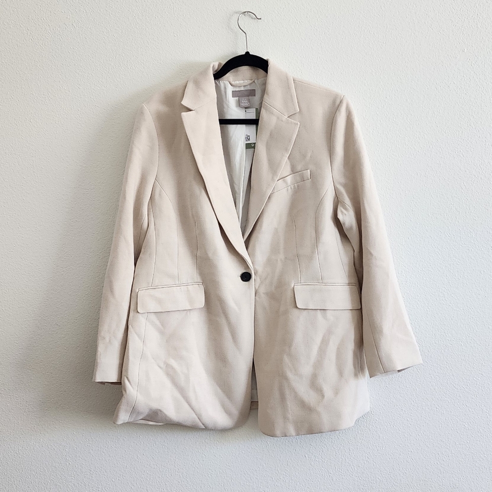 H&M Single-Breasted Blazer Jacket size XL NWT